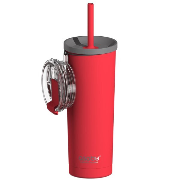 Asobu® Ocean Vacuum Insulated Stainless Steel Tumbler & Straw, 27oz.