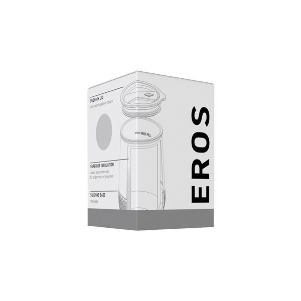 Eros Double Wall Stainless Steel Thermal Tumbler, 12oz.