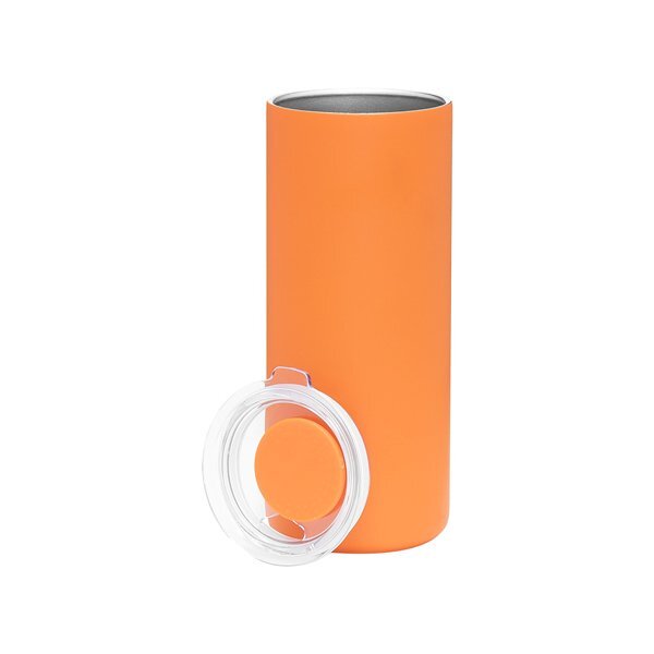 Daphne Double Wall Stainless Steel Thermal Tumbler Can Cooler, 11oz.