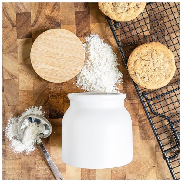 Vida Stoneware Container, 16.9oz.