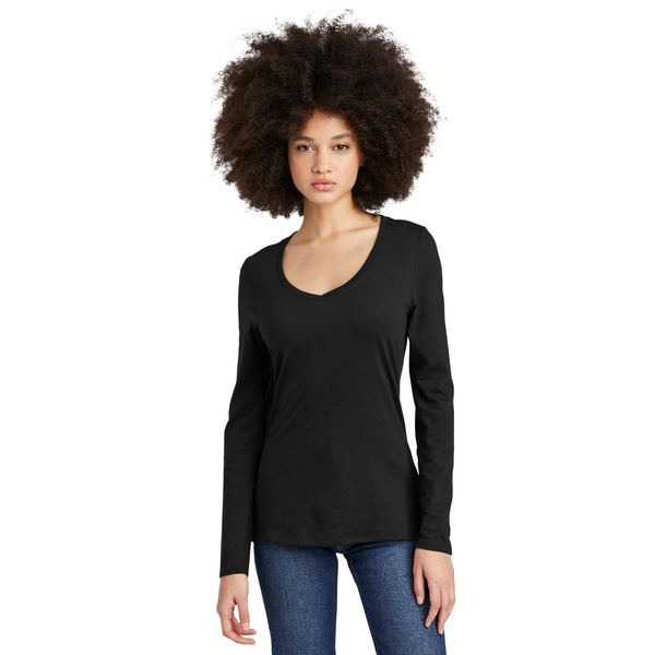 District® Perfect Tri® Long Sleeve Ladies' V-Neck Tee