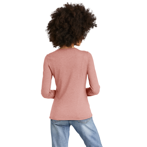 District® Perfect Tri® Long Sleeve Ladies' V-Neck Tee