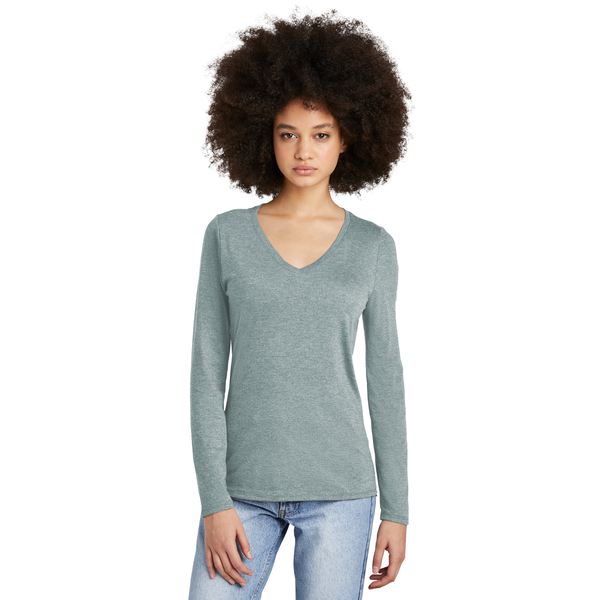 District® Perfect Tri® Long Sleeve Ladies' V-Neck Tee