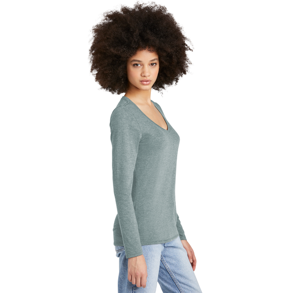 District® Perfect Tri® Long Sleeve Ladies' V-Neck Tee