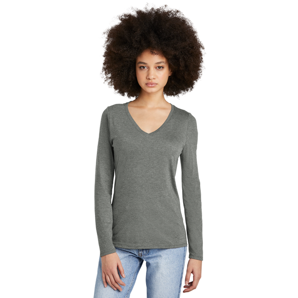 District® Perfect Tri® Long Sleeve Ladies' V-Neck Tee