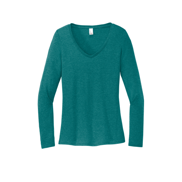 District® Perfect Tri® Long Sleeve Ladies' V-Neck Tee