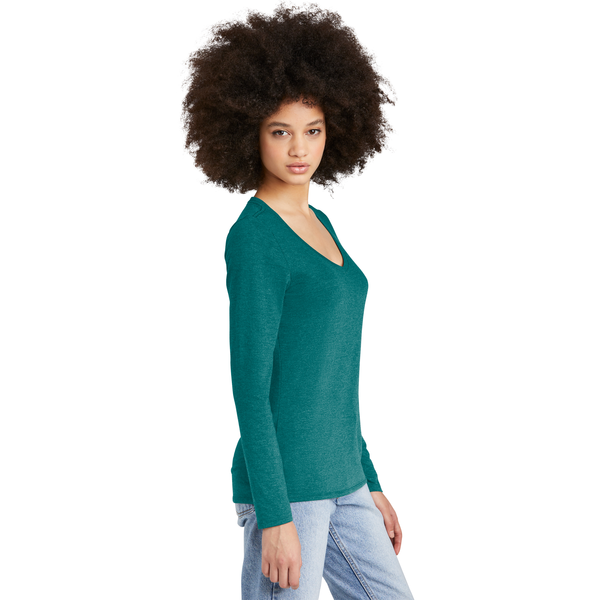 District® Perfect Tri® Long Sleeve Ladies' V-Neck Tee