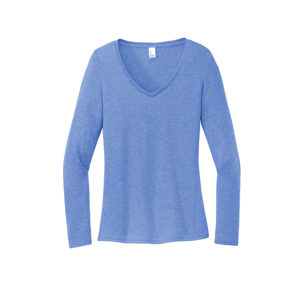 District® Perfect Tri® Long Sleeve Ladies' V-Neck Tee