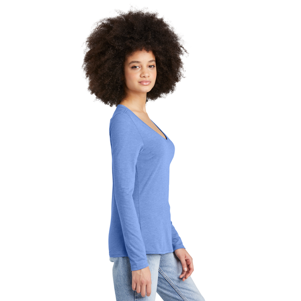 District® Perfect Tri® Long Sleeve Ladies' V-Neck Tee