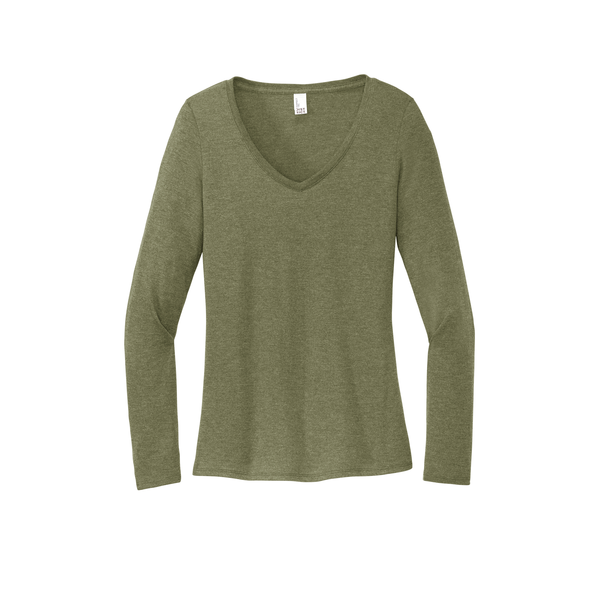 District® Perfect Tri® Long Sleeve Ladies' V-Neck Tee