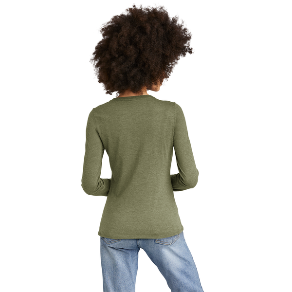 District® Perfect Tri® Long Sleeve Ladies' V-Neck Tee