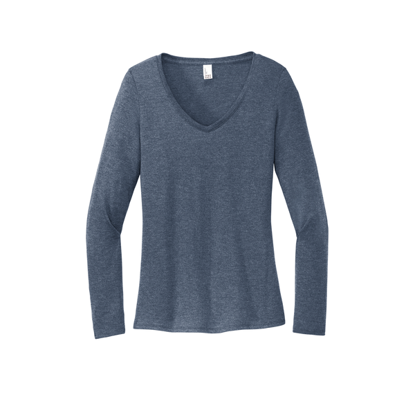 District® Perfect Tri® Long Sleeve Ladies' V-Neck Tee