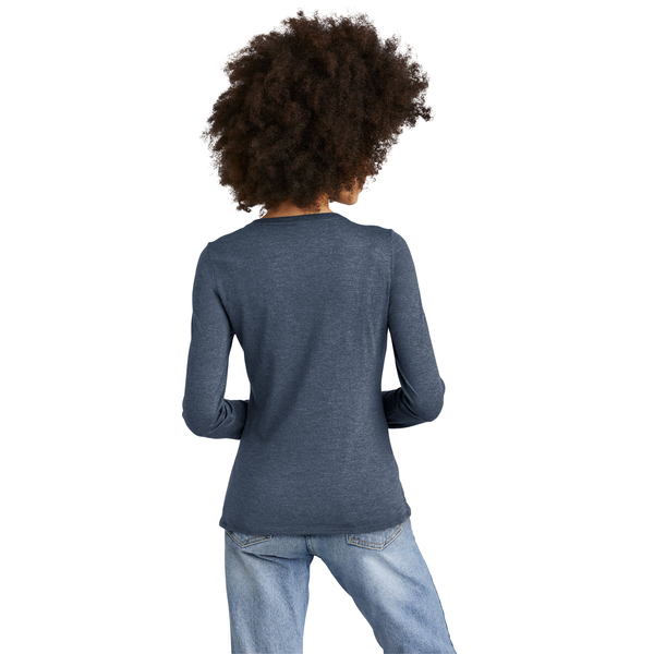 District® Perfect Tri® Long Sleeve Ladies' V-Neck Tee