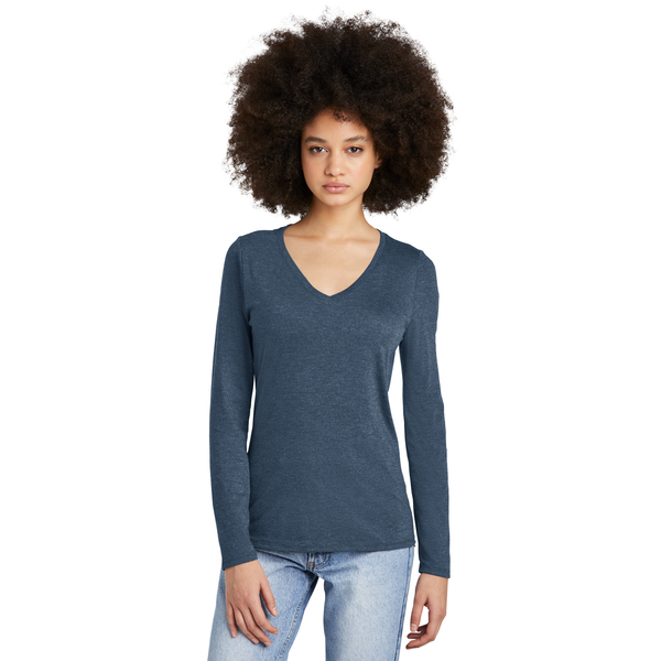 District® Perfect Tri® Long Sleeve Ladies' V-Neck Tee