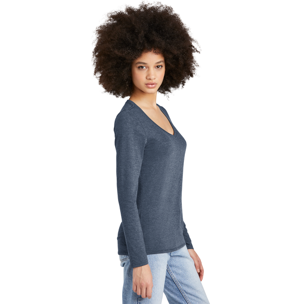 District® Perfect Tri® Long Sleeve Ladies' V-Neck Tee