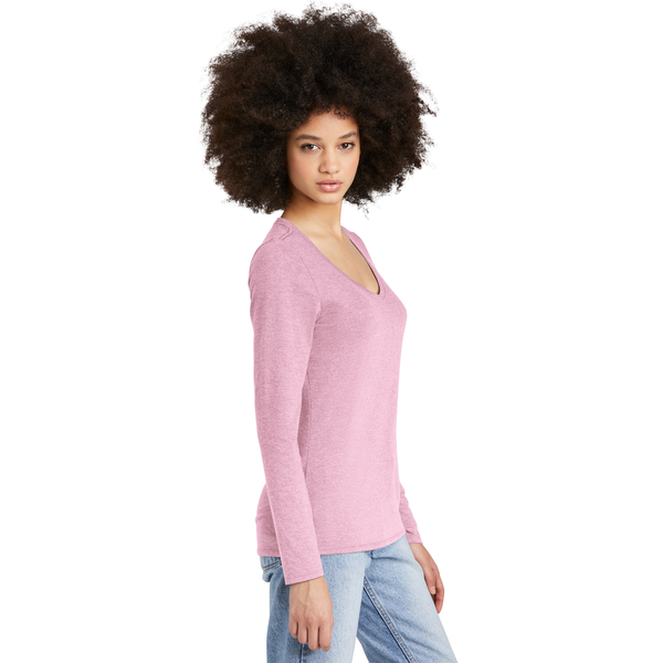 District® Perfect Tri® Long Sleeve Ladies' V-Neck Tee