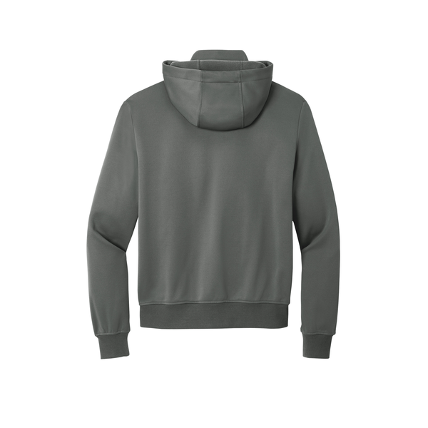 Port Authority® Polyester Smooth-Faced Fleece Hooded Men's Jacket