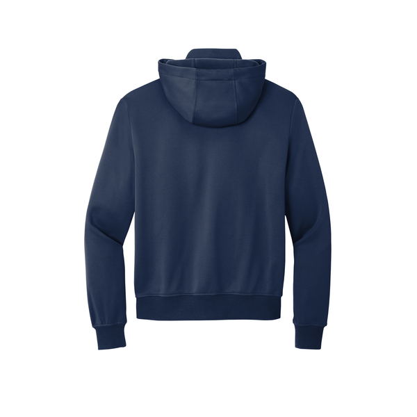 Port Authority® Polyester Smooth-Faced Fleece Hooded Men's Jacket