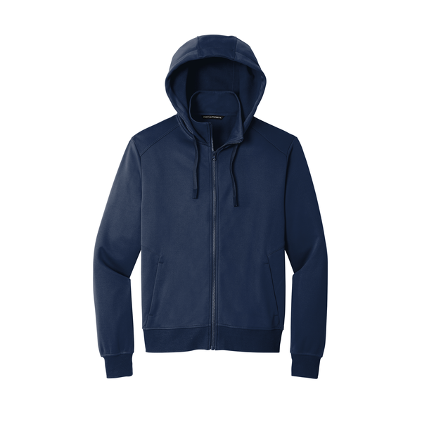 Port Authority® Polyester Smooth-Faced Fleece Hooded Men's Jacket