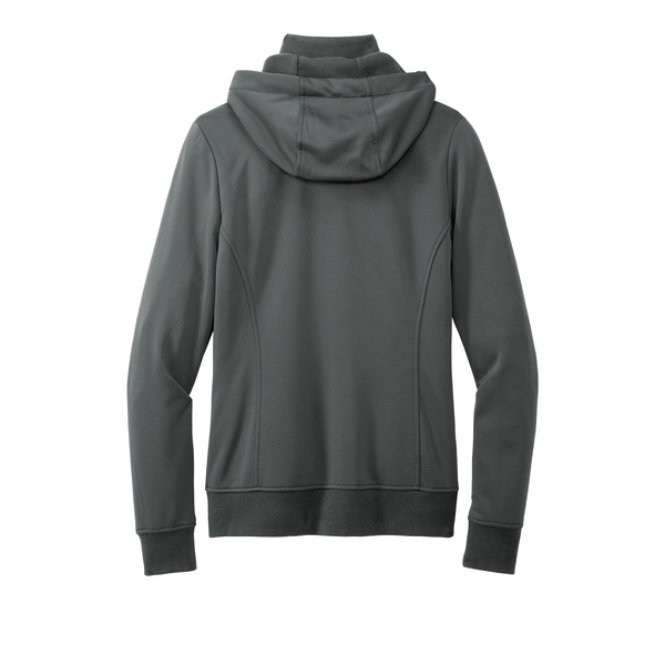 Port Authority® Polyester Smooth-Faced Fleece Hooded Ladies' Jacket