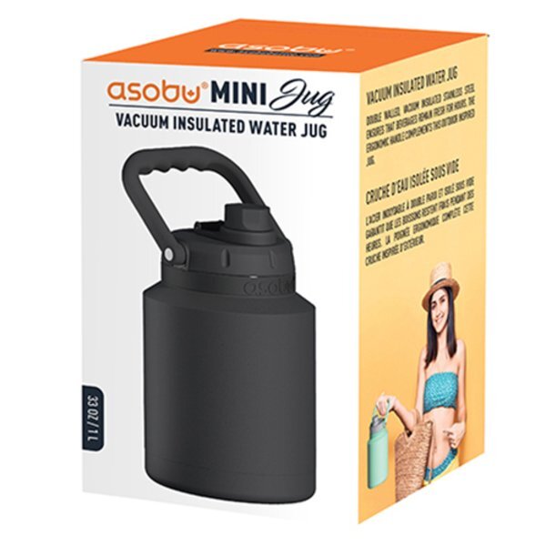 Asobu® Stainless Steel Mini Jug, 33oz.