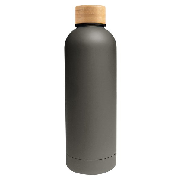 Blair Stainless Steel Bottle w/ Bamboo Lid, 17oz.