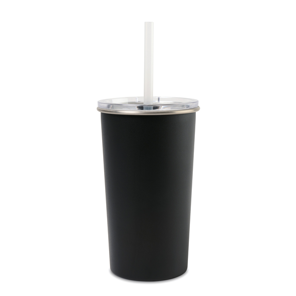 Arlo Classics Stainless Steel Tumbler w/ Straw, 20oz.