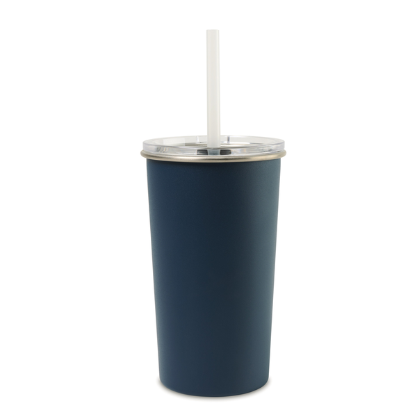 Arlo Classics Stainless Steel Tumbler w/ Straw, 20oz.