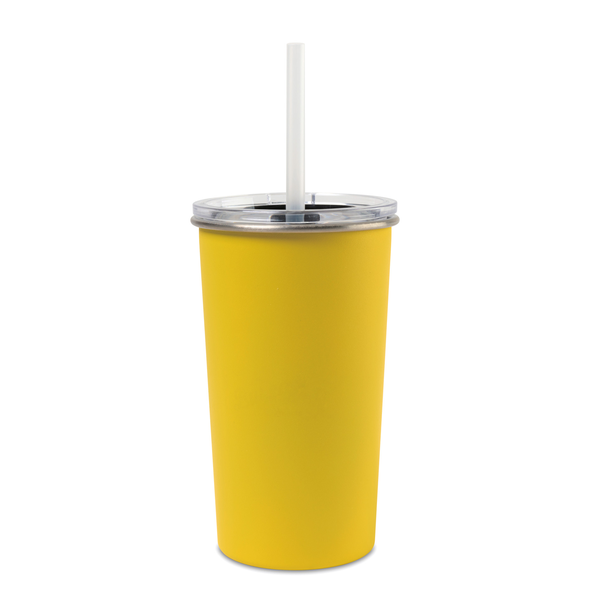 Arlo Classics Stainless Steel Tumbler w/ Straw, 20oz.
