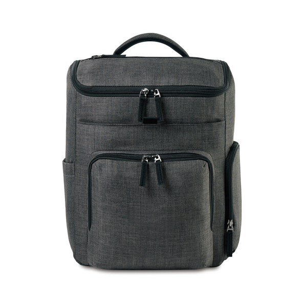 Reagan Heather Poly Diaper Backpack