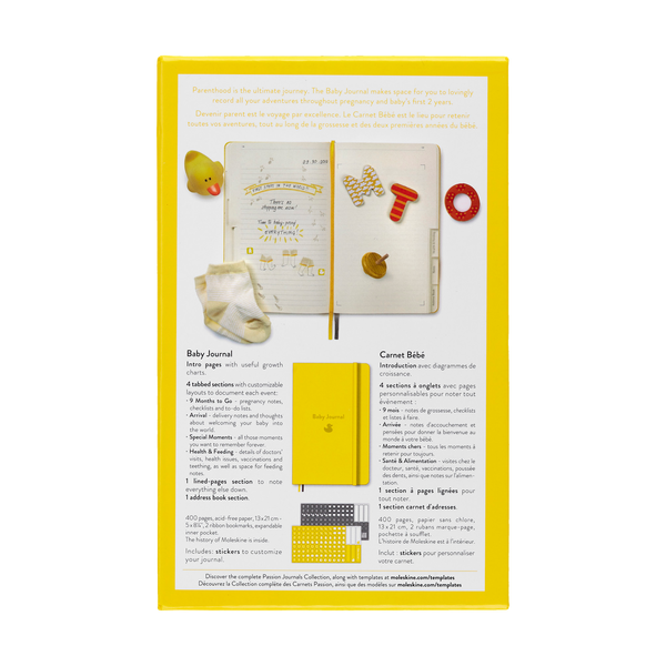 Moleskine® Baby Passion Journal, 8-1/2" x 5-1/2"