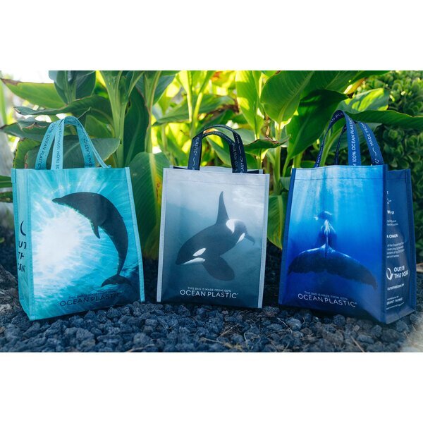 Out of the Ocean® Reusable 100% Ocean Plastic® Lunch Shopper