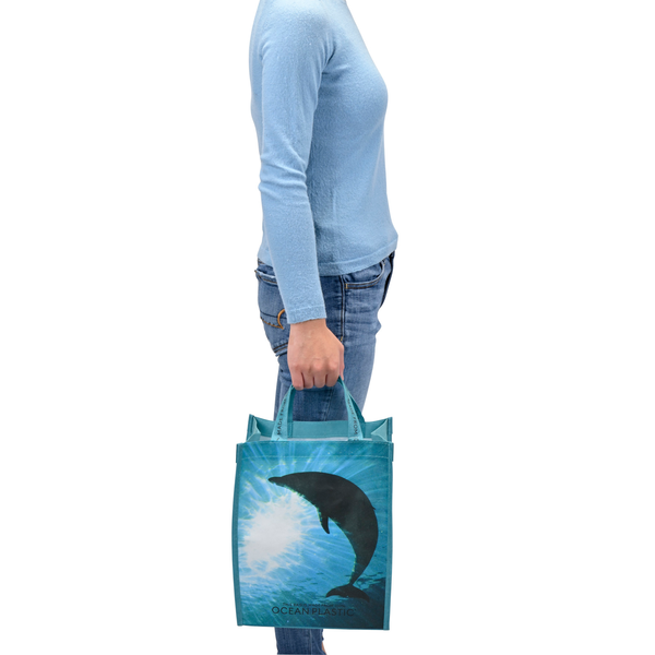 Out of the Ocean® Reusable 100% Ocean Plastic® Lunch Shopper