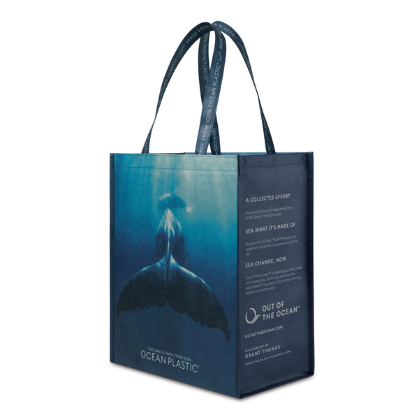 Out of the Ocean® Reusable 100% Ocean Plastic® Large Shopper