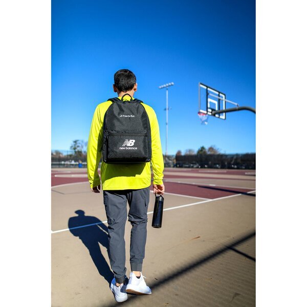 New Balance® Polyester Logo Round Backpack
