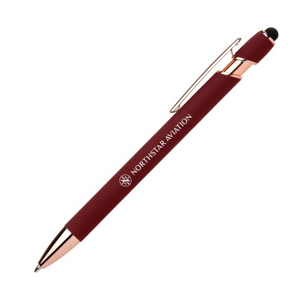 Ellipse Softy Rose Gold Gel Pen w/Stylus