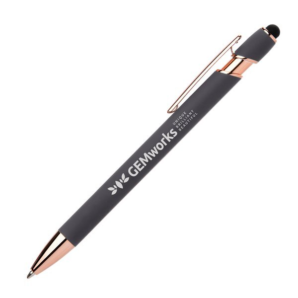 Ellipse Softy Rose Gold Gel Pen w/Stylus