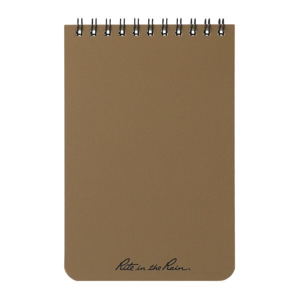 Rite in the Rain® Top Spiral Notebook, 4" x 6"