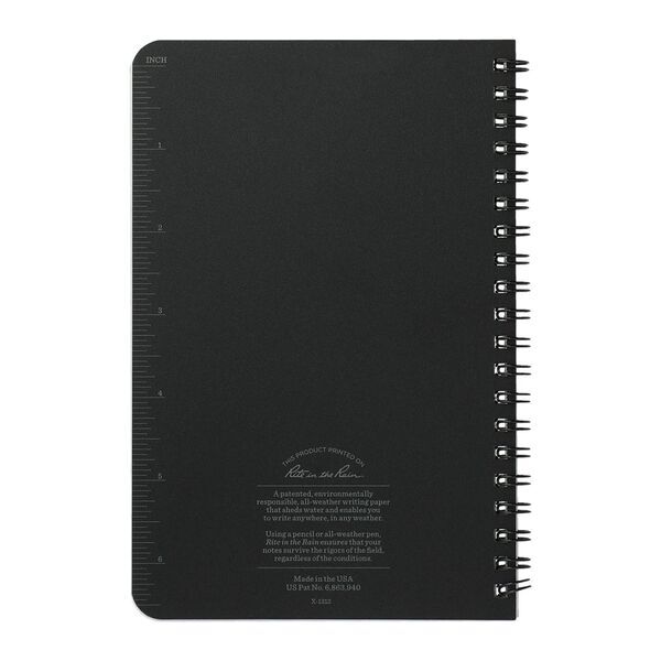 Rite in the Rain® Side Spiral Notebook, 4-3/5" x 7"