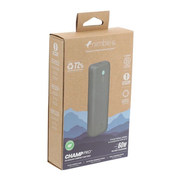 Nimble® Champ Pro PD Power Bank, 20000mAh