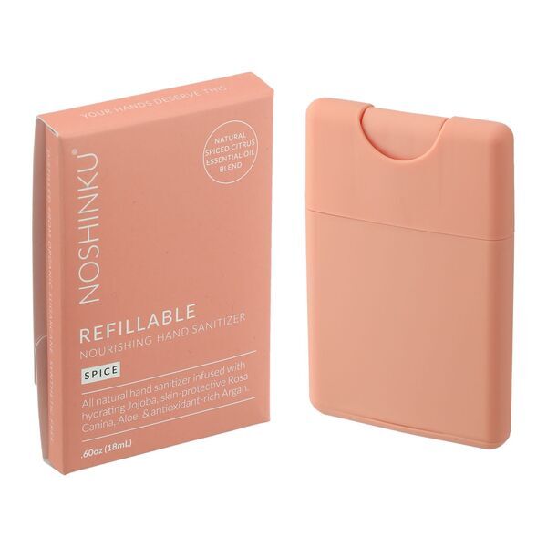 Noshinku® Refillable Scented Pocket Hand Sanitizer, .6oz.