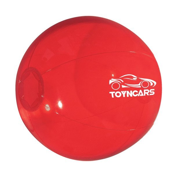 Translucent Bright Colors Beach Ball, 16"