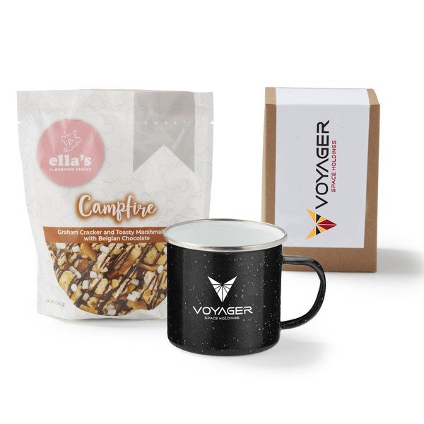 Campfire Mug and Popcorn Gift Set