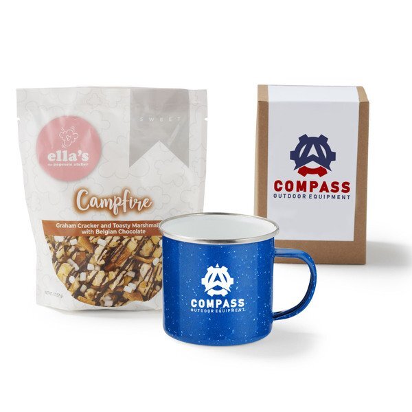 Campfire Mug and Popcorn Gift Set