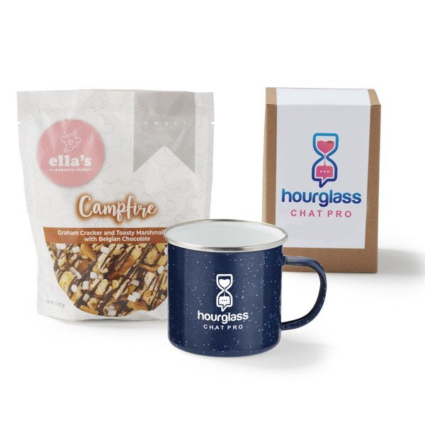 Campfire Mug and Popcorn Gift Set