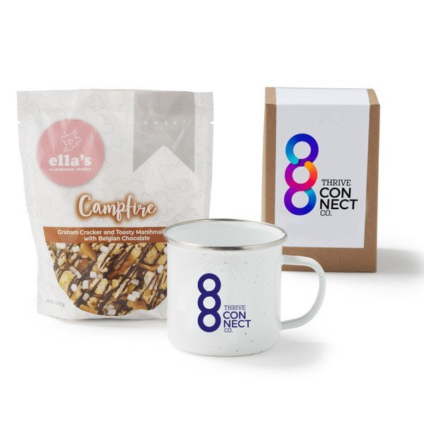 Campfire Mug and Popcorn Gift Set
