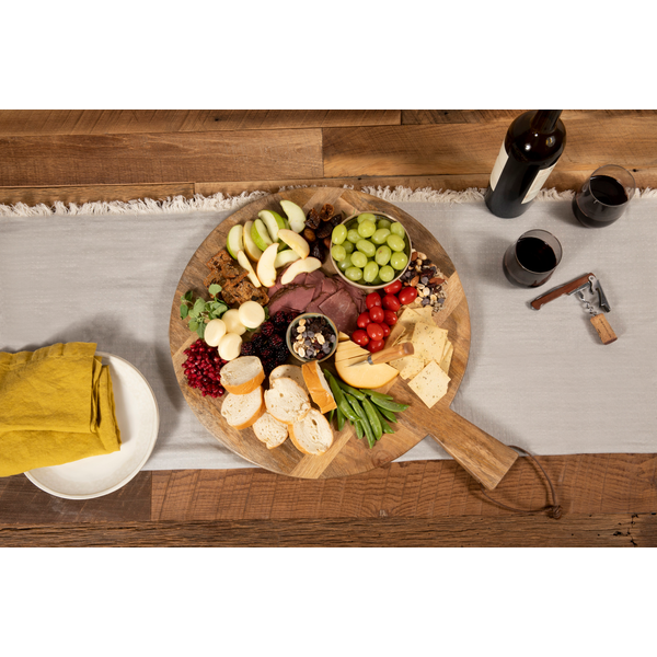 Ravi Mango Wood Round Serving Board