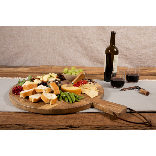 Ravi Mango Wood Round Serving Board