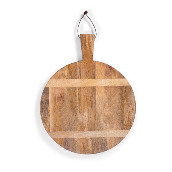Ravi Mango Wood Round Serving Board