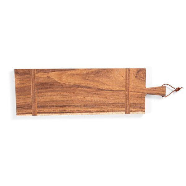 Madera Caribbean Walnut Rectangular Charcuterie Board, 29" x 9"